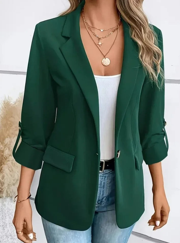 VERA | RULLERMANSJETT AVSLAPPET BLAZER